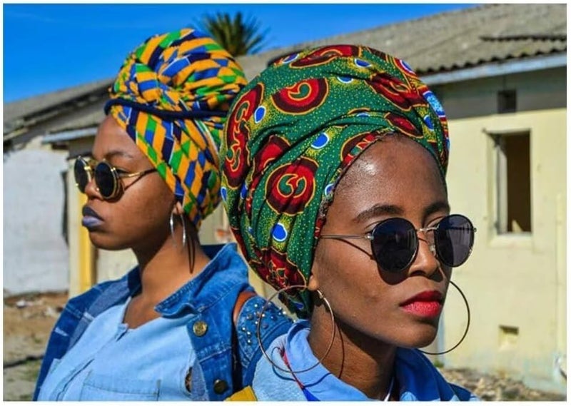 VeritableWax African Headwraps for Women Head Wraps Ankara Wrap Head Scarf - Image 2